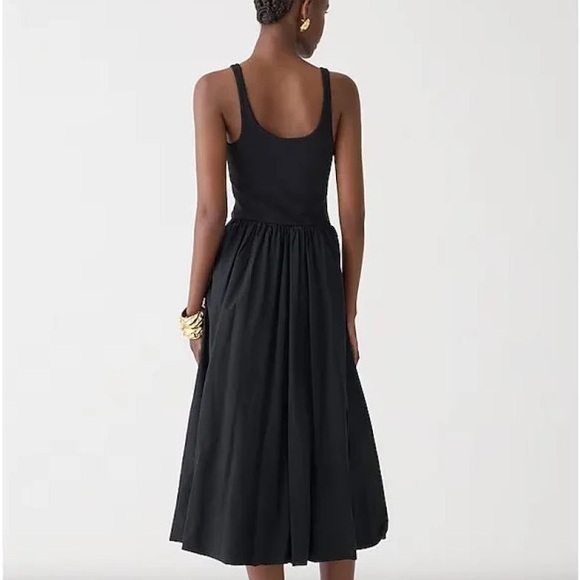 J Crew Fitted Bubble Dress Black XL - Picture 2 of 3
